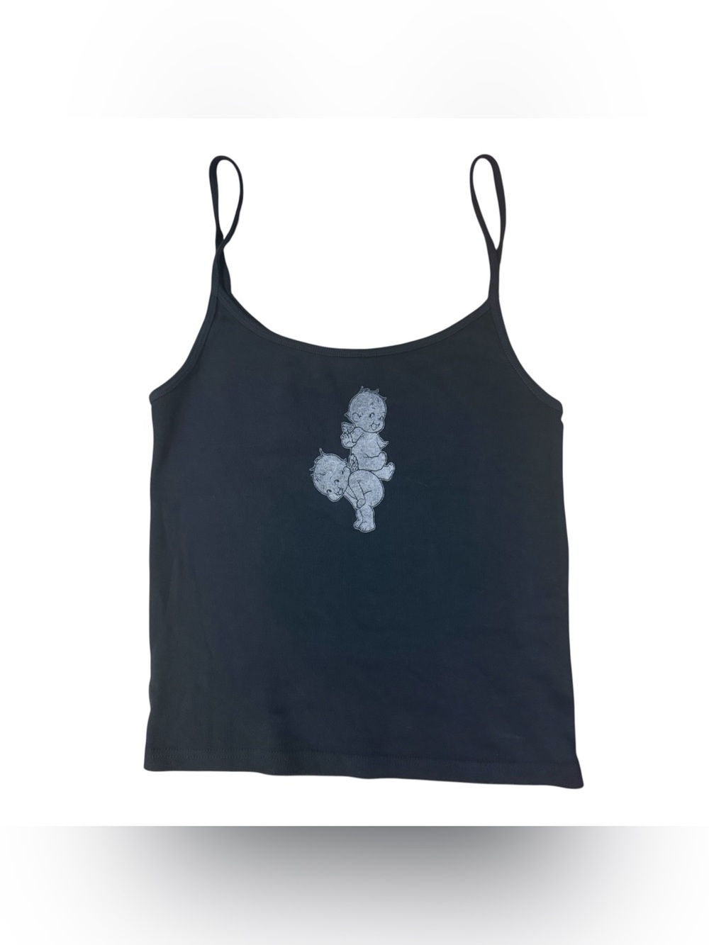 John Galt Angel Graphic Cami Tank Top
